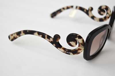 Prada Authentic Dark Brown Havana sun glasses PR C08S Prada Sunglasses 17N90V Havana - eye-oo.com main image 4