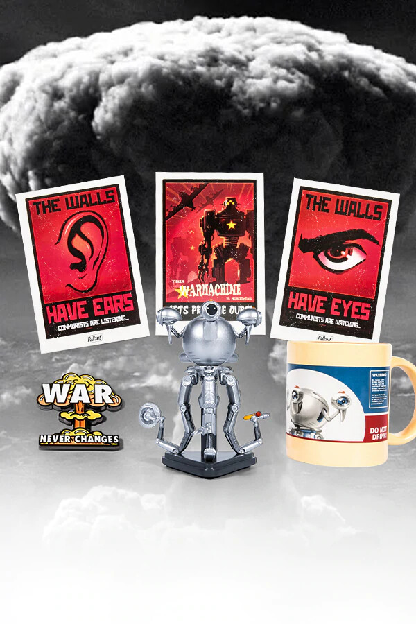 Fallout 4 76 GREAT WAR WEEK BUNDLE, Mr. Handy Statue ++