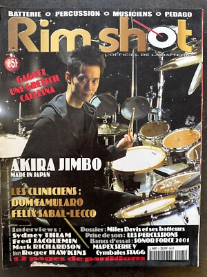 Magazin Rimshot Nr.5, Akira Jimbo, Roger Hawkins, Mark Richardson, Sydney Thiam
