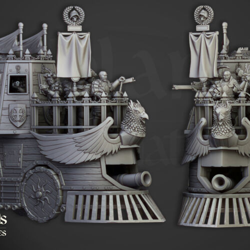 Unidad de tanque Highland Miniatures Iron Opinicus Sream - Imagen 8 de 16