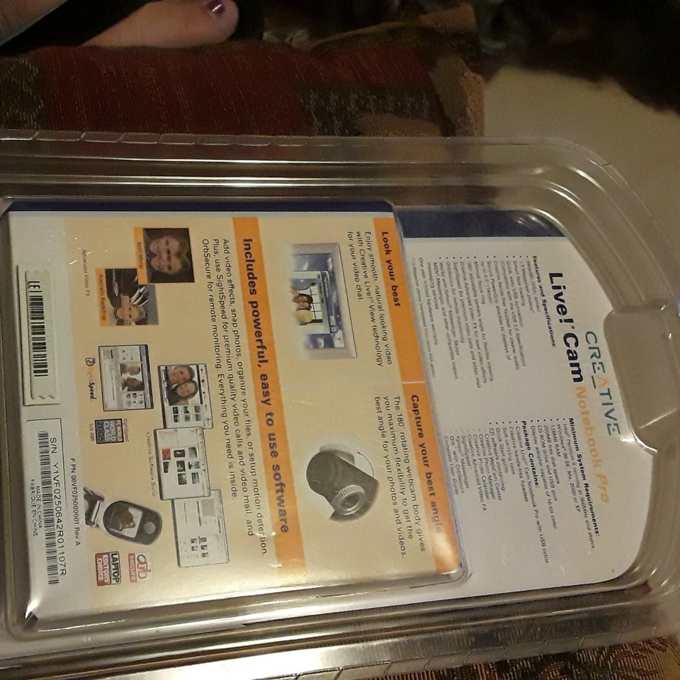 Creative Live Cam Notebook Pro todo lo que necesitas para chatear por video sobre la marcha 1,3 megapíxeles Foto 4 de 4