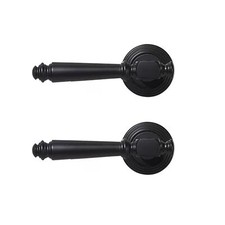 4 Pack Door Levers Retro Privacy Door Locksets Entry Passage Dummy Entrance I...