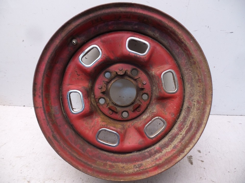 Camaro Chevrolet Chevy II Rally Wheels 14X7 JJ 6 Hole Steel Wheel Rim 4 ...