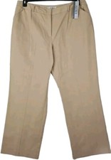 Nine & Company by Nine West ~Woman Plus Size 20W~ Peanut CottonPants Stretch.