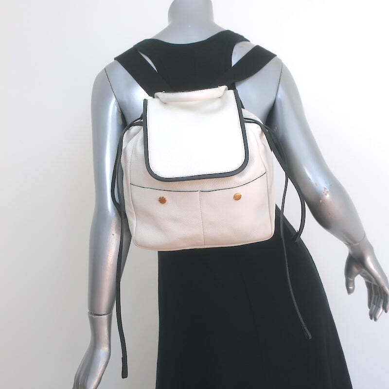 Marni Swing Backpack Cream Grained Leather | eBay display picture 3
