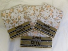 Prześcieradło pojedyncze vintage/retro i 2 poszewki na poduszki