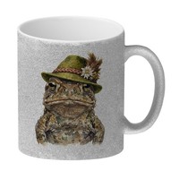 ErdkröTe Mit AlpenläNdischem Trachtenhut Glitzer-Kaffeebecher