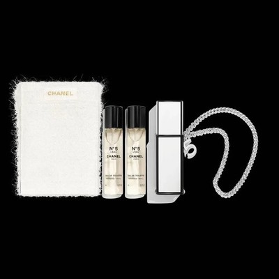 CHANEL L'EAU No. 5 Eau De Toilette Purse Spray Set 7ml×3pcs Holiday Limited 2024