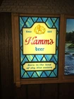 VINTAGE 1960s HAMM'S BEER SCENE-O-RAMA MOTION SIGN,  W/ WATERFALL CAMP CAMPFIRE