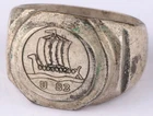 U83 Viking battleship U-boat WW2 German ring naval submarine U-Boot Kriegsmarine