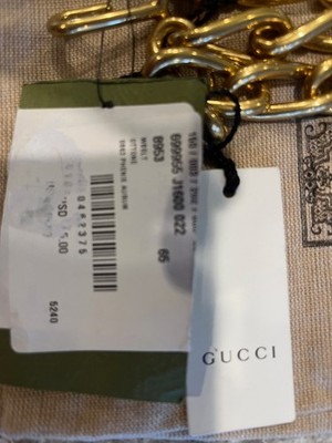Gucci Chain Belt with Interlocking G Gold-Toned Women