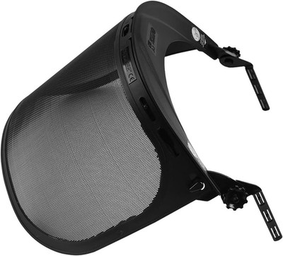 Replacement Metal Mesh Visor Protective Face Shield with Mounting