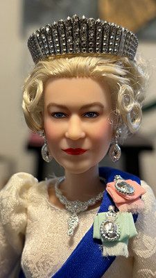 Mattel Barbie Signature Queen Elizabeth ll Platinum Jubilee doll.