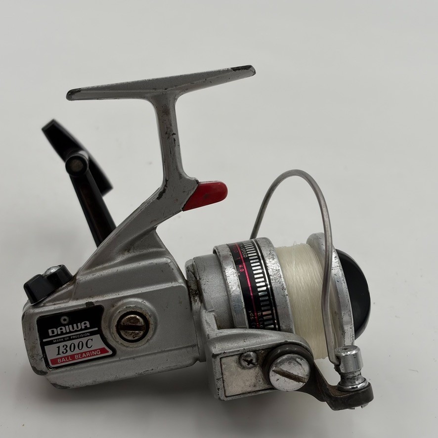 daiwa 1300 c reel Vintage Daiwa 1300C Silver Series Spinning Reel - Ball Bearing