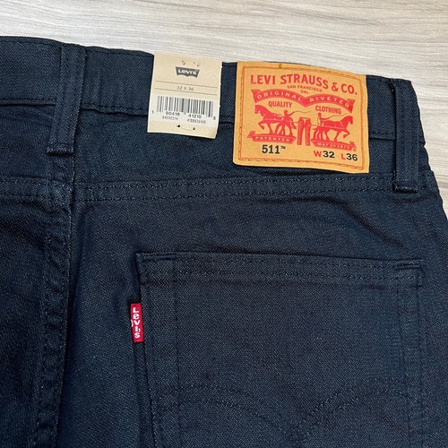 Levi's 511 Slim Fit Dunkelblau Waschung Herren Jeans Gr. W32 L36 #045112274 - Bild 13 von 13