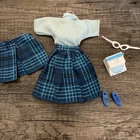 Vintage Barbie & Friends Size Blue Business Set W Accessories - 1960s Outfit