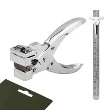 T Slot Shape Hole Punch, Heavy Duty Manual T-Shaped Hole Cutting Tool with St...