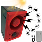 Solar Outdoor Motion Sensor Alarm-Dog Barking&Gunshot Sound,Support Recording