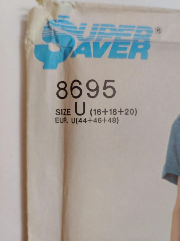 Simplicity Super Saver 8695 Sewing Pattern Shirt Pants UC Ladies 16 18 20 Loose - Image 2 of 4