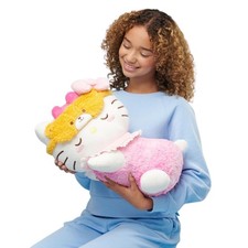 Hello Kitty 18-Inch Plush Toy - Soft Sleeping Doll for Kids and Collectors