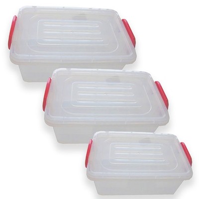 Kunststoff Box Lebensmittel Dose rechteck 1,5 2,5 3 4 5 6 8 12 16 20 25 Liter