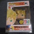 Funko Pop! DBZ Super Saiyan Goku Glow First Appearance #860 Go Exc w/ Protector