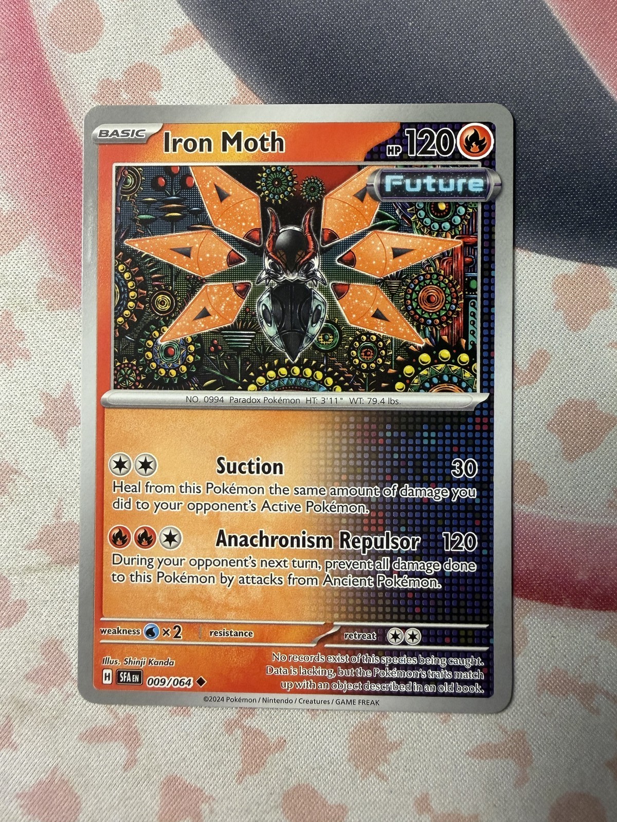 Iron Moth Uncommon SV: Shrouded Fable 009/064 NM English