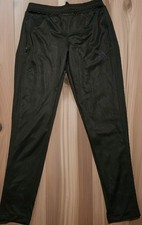 Adidas Climacool Womens M Jogger Pants Black Zip Cuffs APU008 Logo Drawstring