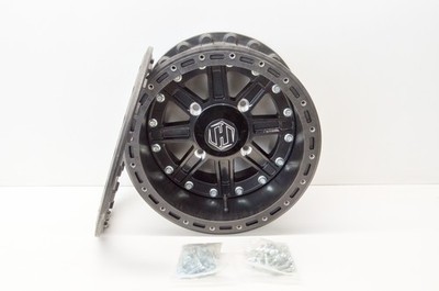 Hiper 1410-KBK03-55-DBL-BK Black Rim 14x10 5+5 4/136 4/137 Beadlock