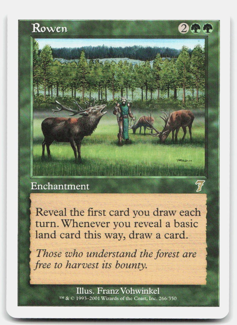 Rowen 266 Rare 7th Edition Magic: The Gathering Near Mint