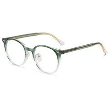New TR90 Blue Light Blocking Eyeglasses Round Retro Reading Glasses Women