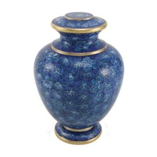 At Peace Memorials Essence Azure Large/Adult Cremation Urn 200 Cubic Inches