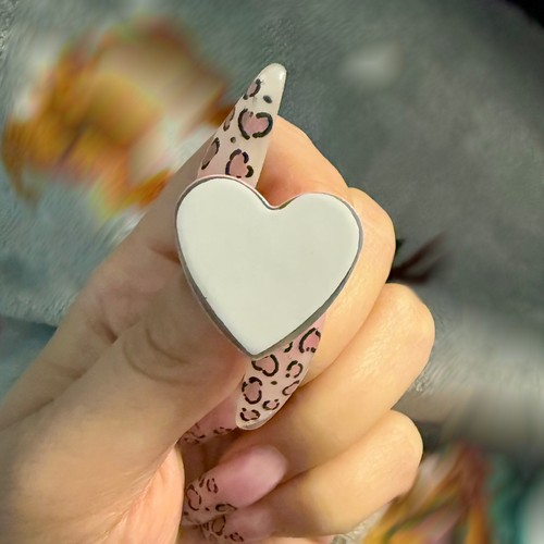 Cell Phone Charm Holder, Purple Heart & Rilakkuma Bell Kawaii For Mobile Phone - Picture 4 of 5