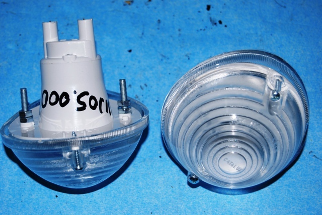 COMPATIBLE FIAT 500 D F L R FRONT HEADLIGHT CRYSTAL RIGHT + LEFT ARROWS