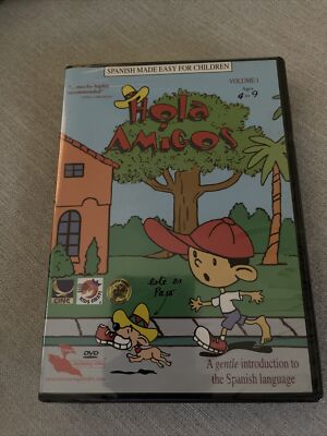 Hola Amigos, Vol. 1 - Beginning Spanish Learning for Children, Brand New DVD