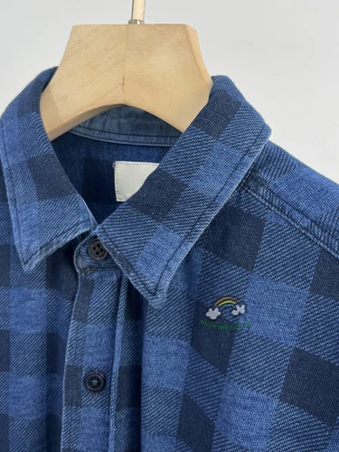 Brandneu Faherty Indigo Buffalo Langarm Strick Jahreszeiten Shirt M L XL - Bild 8 von 15