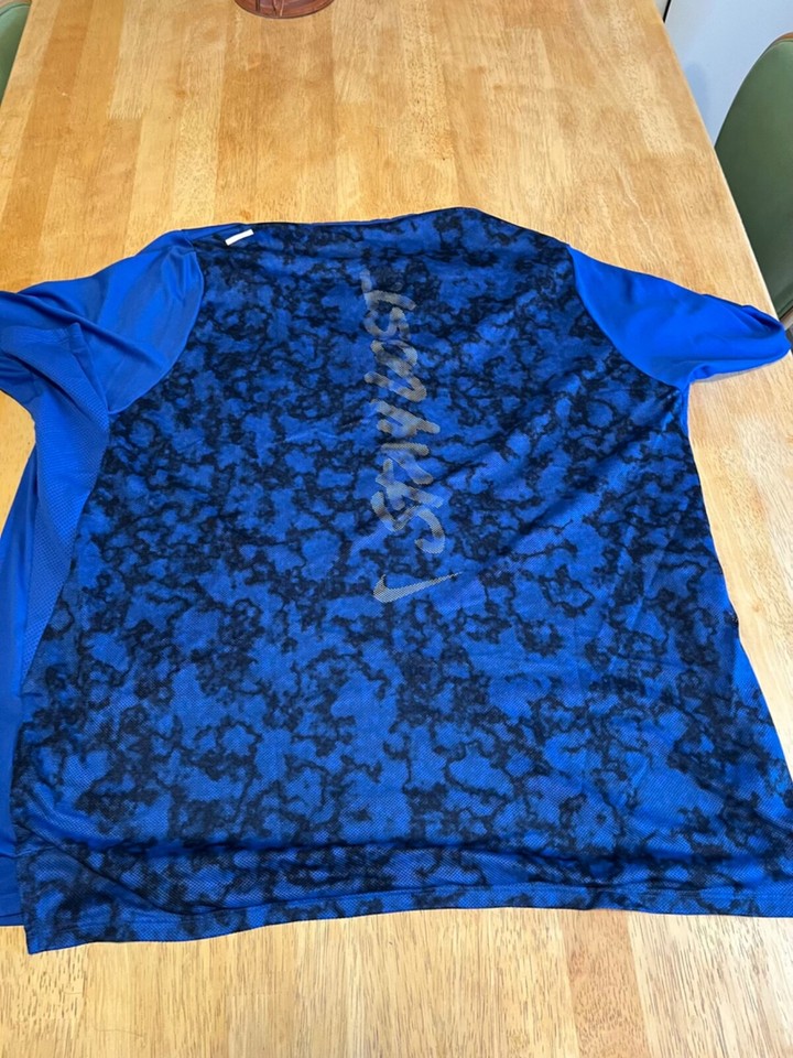 Nike DriFit running shirt, size XL, blue eBay