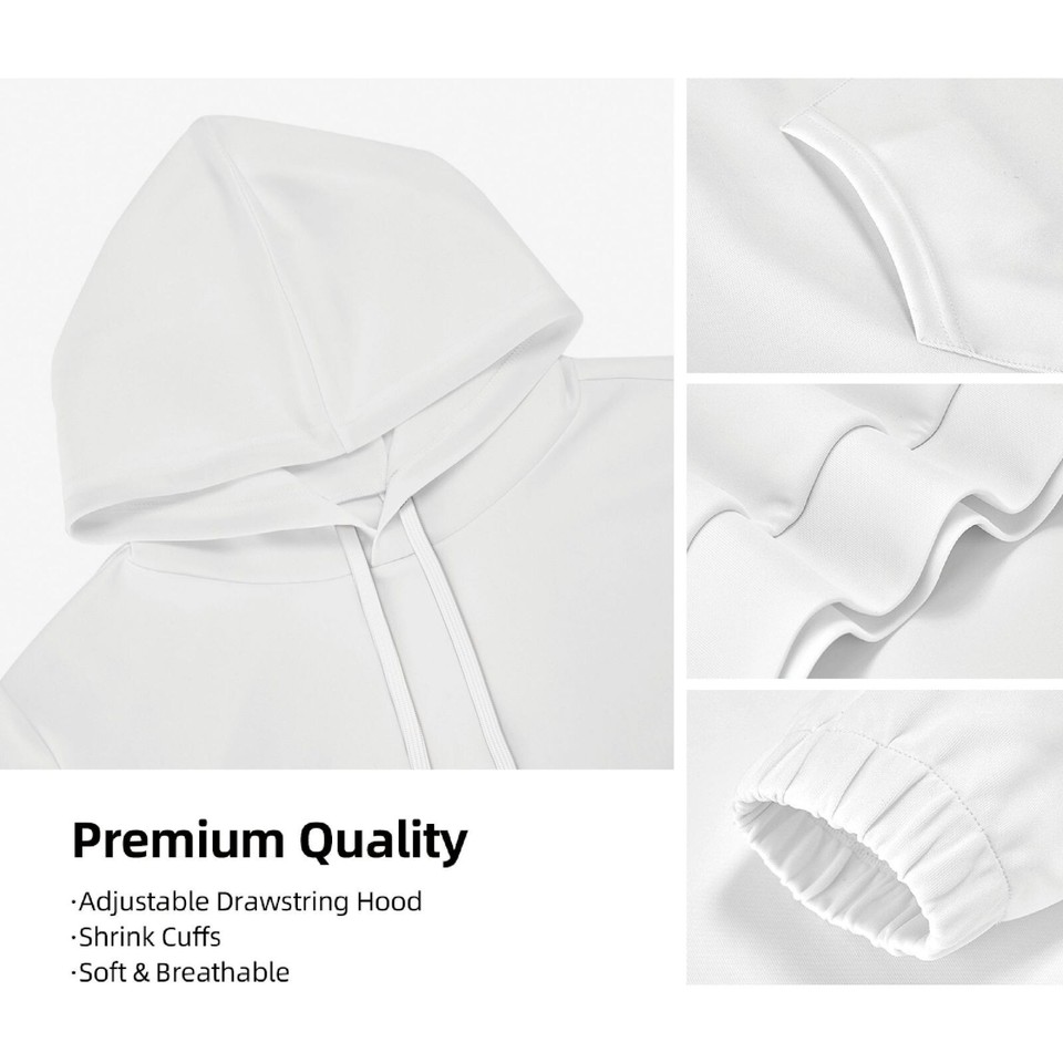 Kawasaki Logo Printed Sports Fashion Men's Hooded Casual Long Sleeve