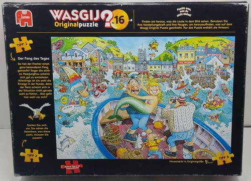 Wasgij? Jumbo #16 Fang des Tages 1000 Teile Puzzle Neu in offener Verpackung Deutsch - Bild 5 von 23