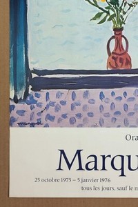 Albert MARQUET — Affiche originale d'exposition, Orangerie des Tuileries, Paris — vue 6 sur 7