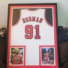 Jersey Display Case XL Frame w/ Double Matting Baseball Football Uniform Cabinet