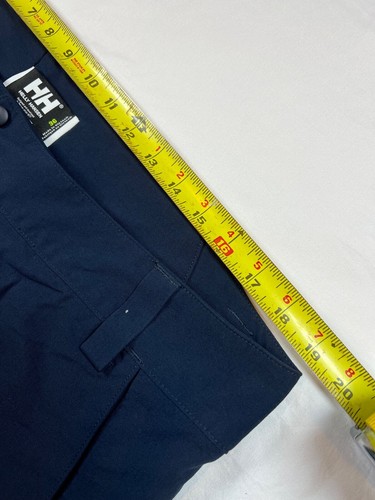 Helly Hansen Uomo 38 Pantaloncini Crewline Cargo Blu Navy Elasticizzato Cerniera 11" Barca - Foto 10 di 24