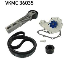 SKF Keilrippenriemensatz mit Wasserpumpe VKMC 36035