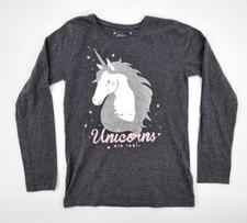 Einhorn Langarmshirt Bluse für Mädchen von PRIMARK in Gr. 140 (9-10 Jahre)