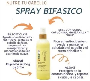 Terramar Spray Bifasico De Cabello Con Miel Damaged Hair W Honey Repair 250ml Ebay