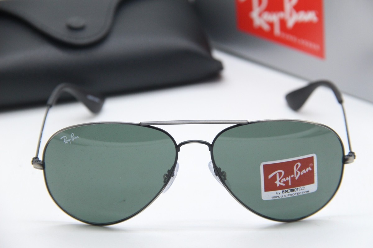 NEW RAY-BAN RB 3558 9139/71 GUNMETAL GREEN AUTHENTIC FRAMES NEW RAY-BAN RB 3558 9139/71 GUNMETAL GREEN AUTHENTIC FRAMES