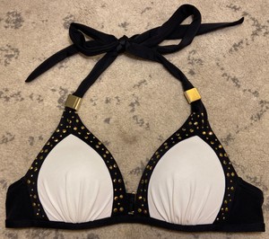 white bikini halter top