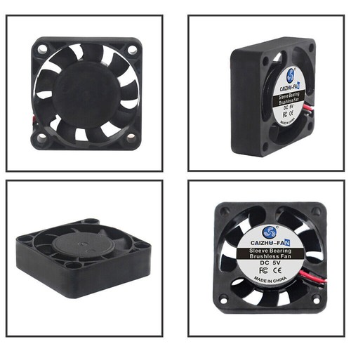 2-4X 12V Lüfter Gehäuselüfter für PC Computer 80mm 70/60/50/40/30/25mm leise FAN - Afbeelding 51 van 58