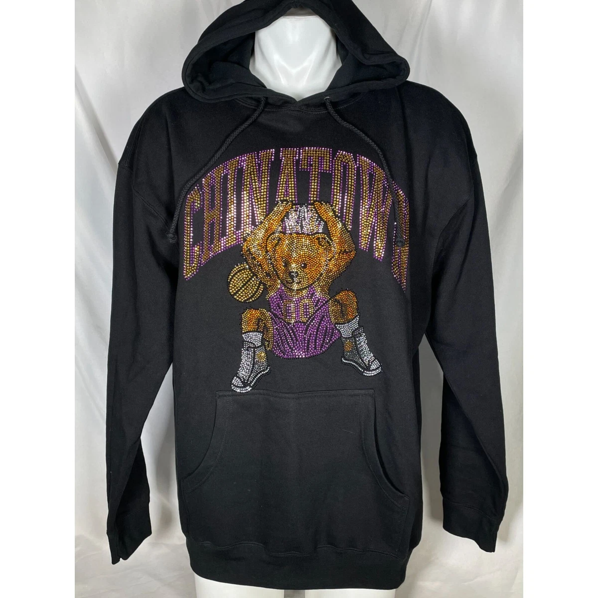Chinatown market rhinestone hoodie clearance