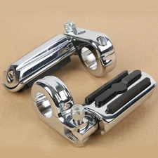 1-1/4" 1.25" Motorcycle Highway Crash Bar Foot Pegs Fit For Harley Suzuki VL1500